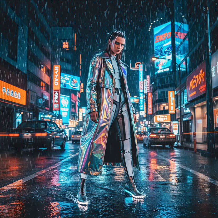 Cyber Glamour Aesthetics